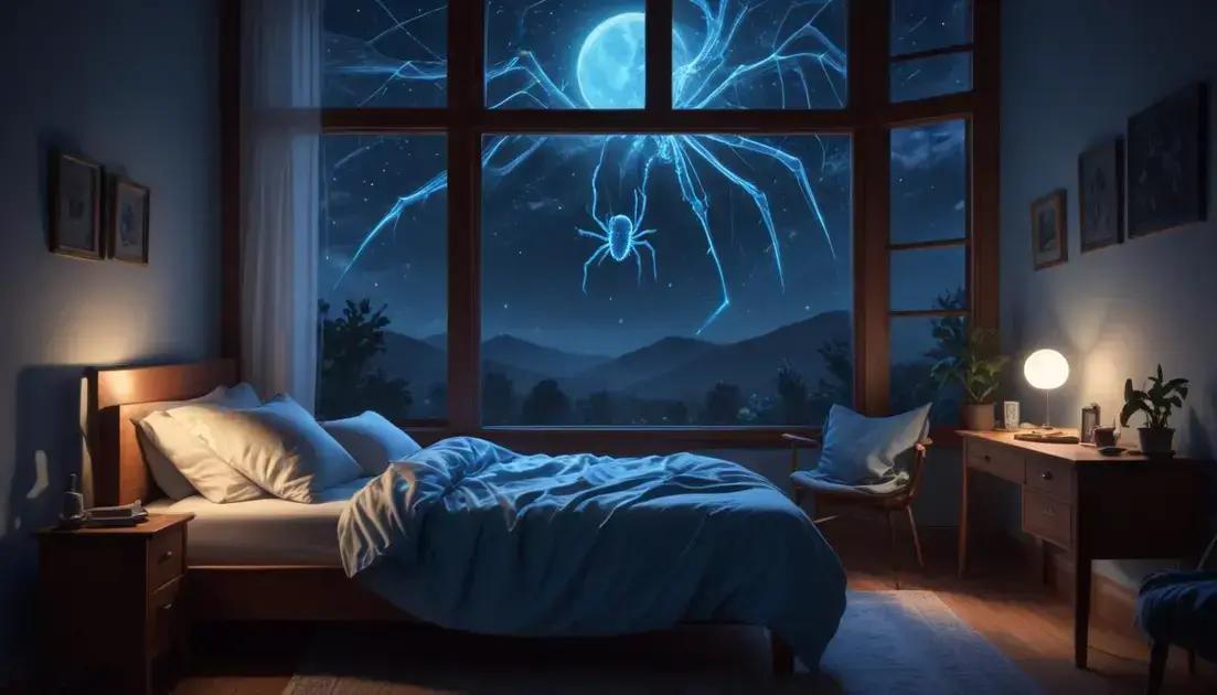 Dicas para lidar com sonhos perturbadores envolvendo aranhas