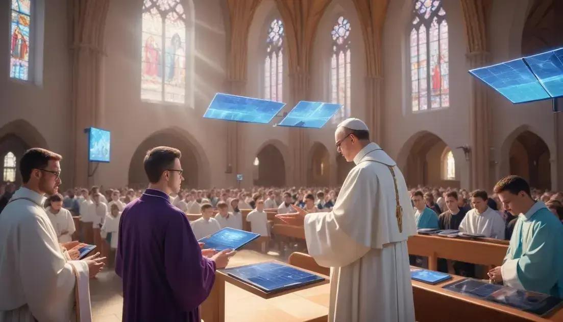 Como a católica igreja se adapta ao futuro