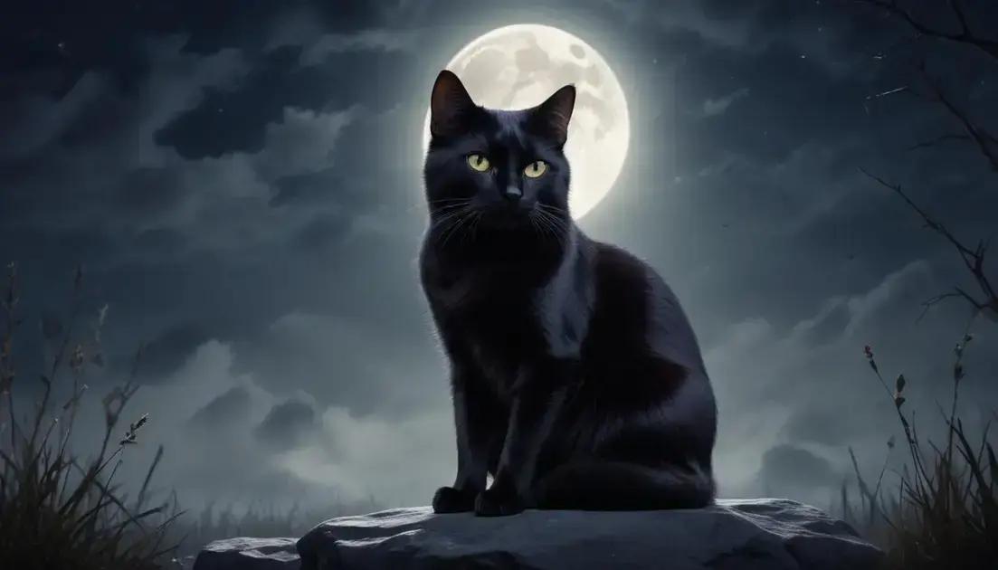 Sonhar com gato preto: superstição ou mensagem?